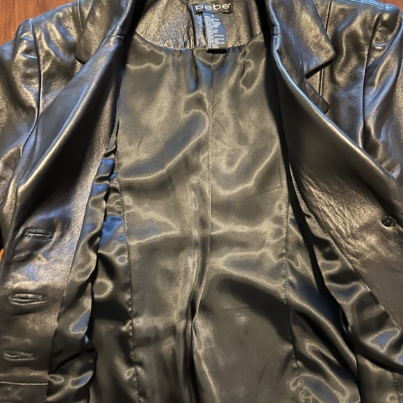 90’s bebe Leather Jacket - Picture 5 of 5